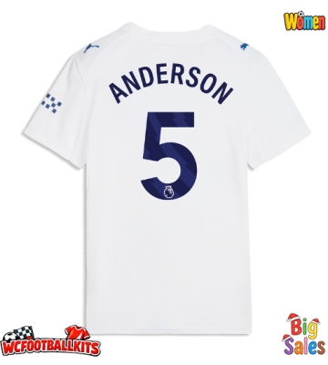 Manchester City Elliot Anderson #5 Replica Third Stadium Shirt for Women 2026-27 Short Sleeve
